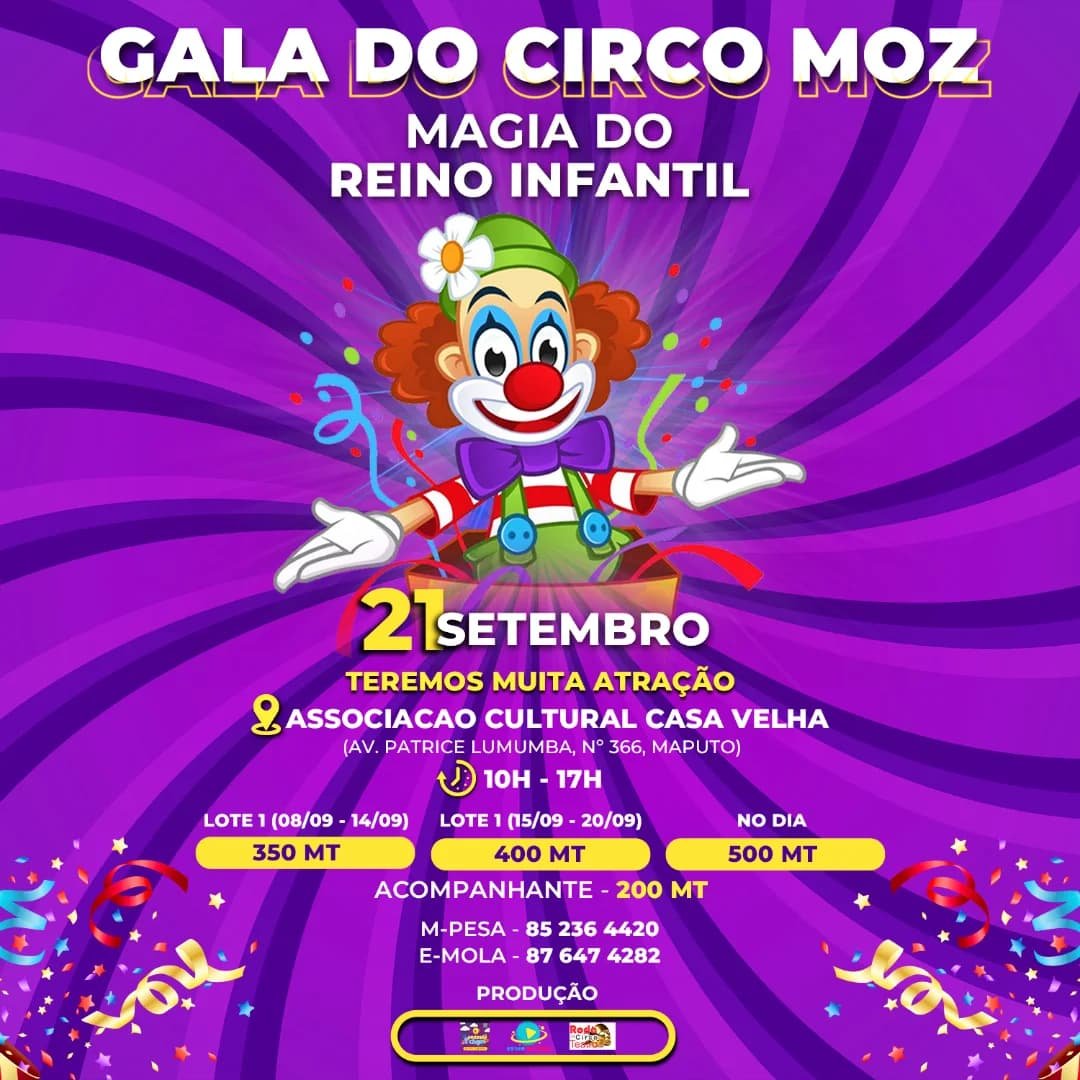 Gala do circo Moz
